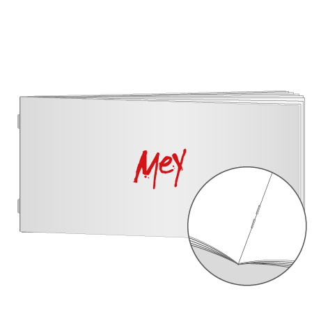 Broschüren Drahtheftung DIN lang