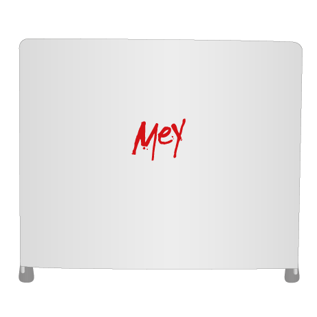 Textilwand ALU | 400er gerade | beidseitig bedruckt