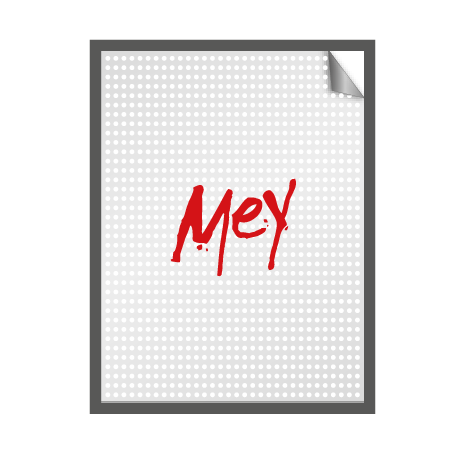 Aufkleber Fensterlochfolie - mit KFZ Zulassung