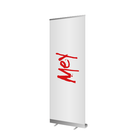 Roll-Up Budget | B 60 cm x H 200 cm | einseitig bedruckt